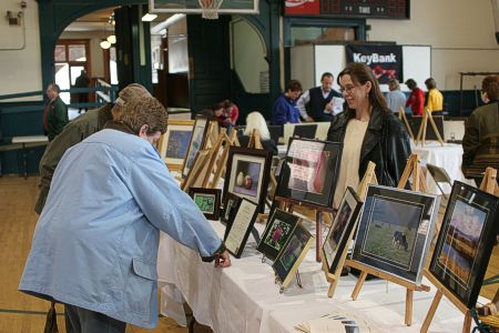 Photographer Janet Bonneau at the Maple Festival